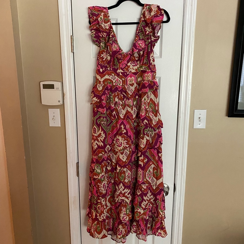 NWT Love The Label Salome Metallic Dress Size Large - Picture 6 of 14